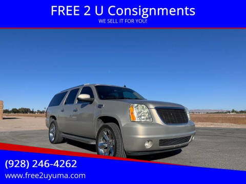 2007 GMC Yukon XL for sale at FREE 2 U Consignments in Yuma AZ