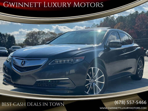 2015 Acura TLX for sale at Gwinnett Luxury Motors in Buford GA