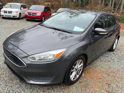 2015 Ford Focus for sale at Triple B Auto Sales in Siler City NC
