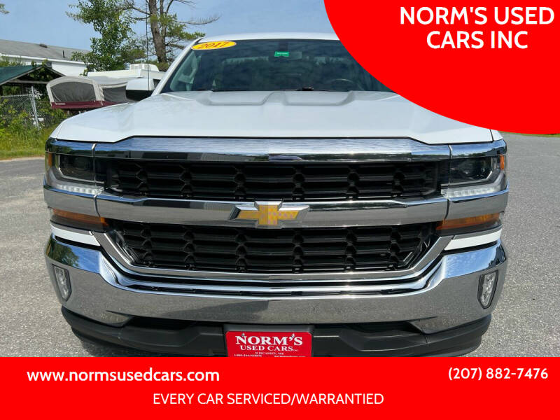 2017 Chevrolet Silverado 1500 for sale at NORM'S USED CARS INC in Wiscasset ME