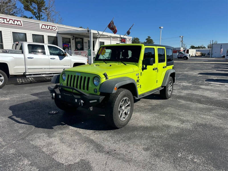 2016 Jeep Wrangler Unlimited for sale at Grand Slam Auto Sales in Jacksonville NC