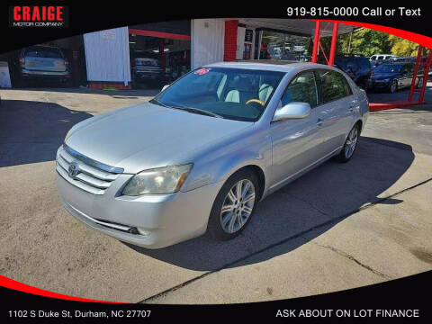 2006 Toyota Avalon for sale at CRAIGE MOTOR CO in Durham NC