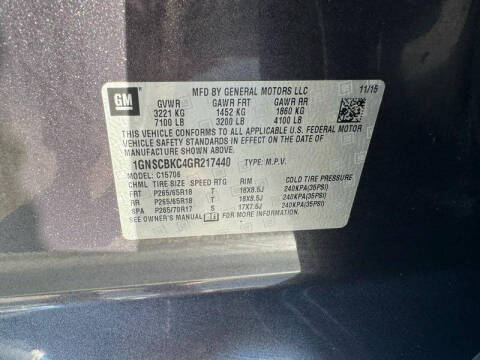 2016 Chevrolet Tahoe LT