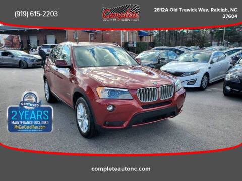 2013 BMW X3 for sale at Complete Auto Center , Inc in Raleigh NC