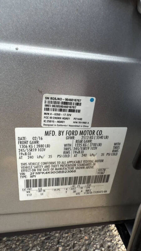 2016 Ford Edge Titanium