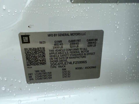 2020 Chevrolet Silverado 2500HD Work Truck