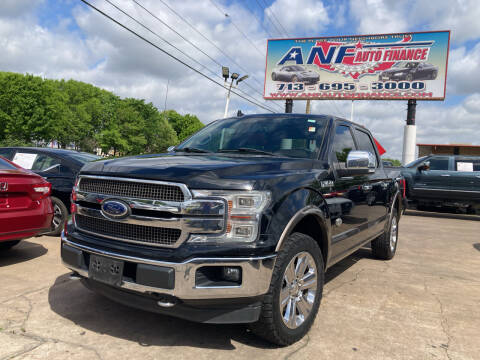 2018 Ford F-150 for sale at ANF AUTO FINANCE in Houston TX