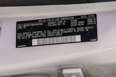 2019 Volvo S60 T5 Momentum