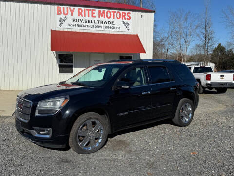 2016 GMC Acadia for sale at Buy Rite Motors in North Little Rock AR