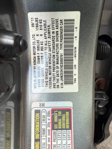 2012 Honda Insight EX