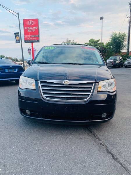 2010 Chrysler Town and Country for sale at Sterling Auto Sales and Service in Whitehall PA