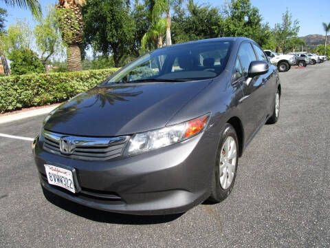 2012 Honda Civic for sale at PRESTIGE AUTO SALES GROUP INC in Stevenson Ranch CA