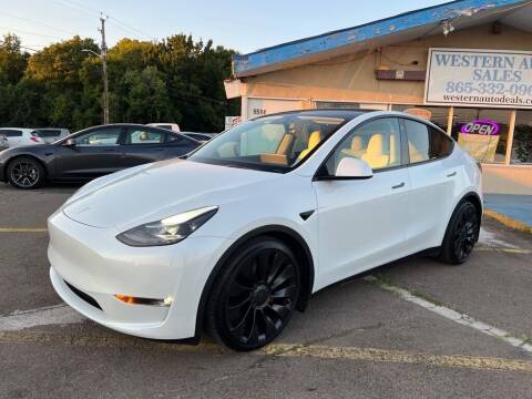 2022 Tesla Model Y for sale at Western Auto Sales in Knoxville TN