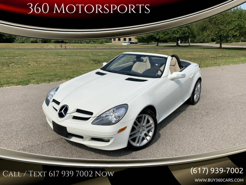 2008 Mercedes-Benz SLK for sale at 360 Motorsports in Holliston MA