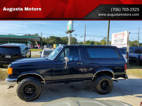 1988 Ford Bronco for sale at Augusta Motors in Augusta GA