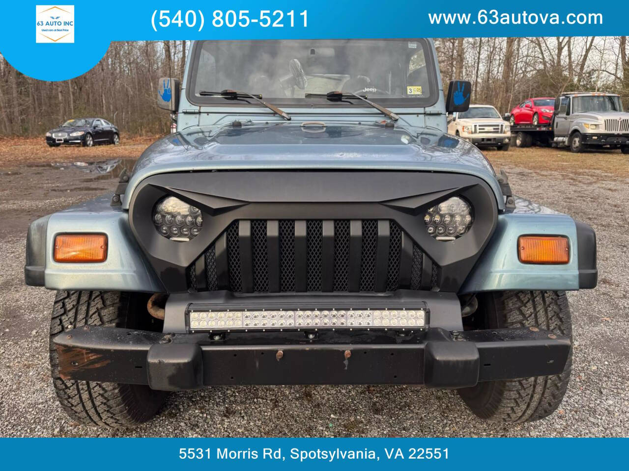 1998 Jeep Wrangler for sale at 63 Auto Inc in Spotsylvania, VA