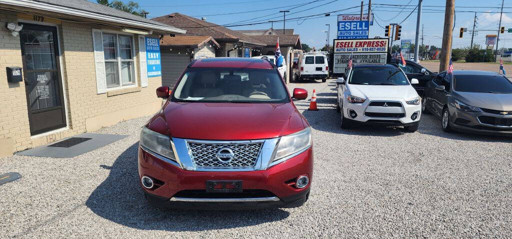 2015 Nissan Pathfinder for sale at ESELL AUTO SALES in Cahokia, IL