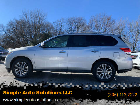 2015 Nissan Pathfinder for sale at Simple Auto Solutions LLC in Greensboro NC