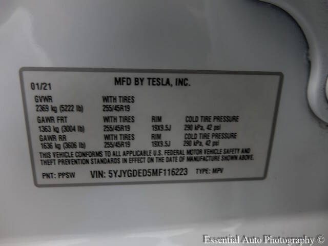 2021 Tesla Model Y Standard Range