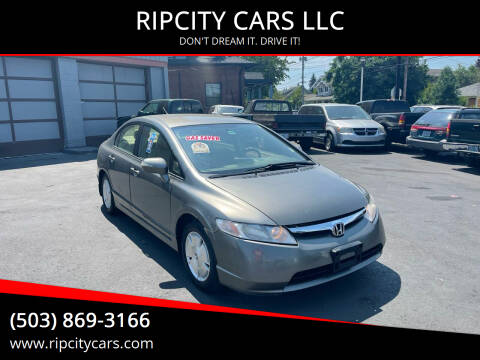 2006 Honda Civic for sale at RIPCITY CARS LLC in Portland OR