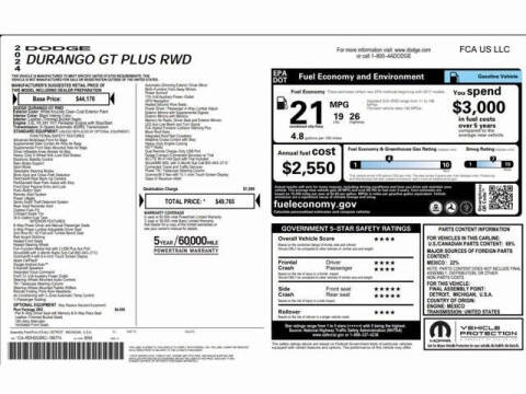 2024 Dodge Durango GT Plus