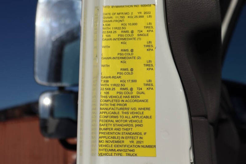 2022 International MV607