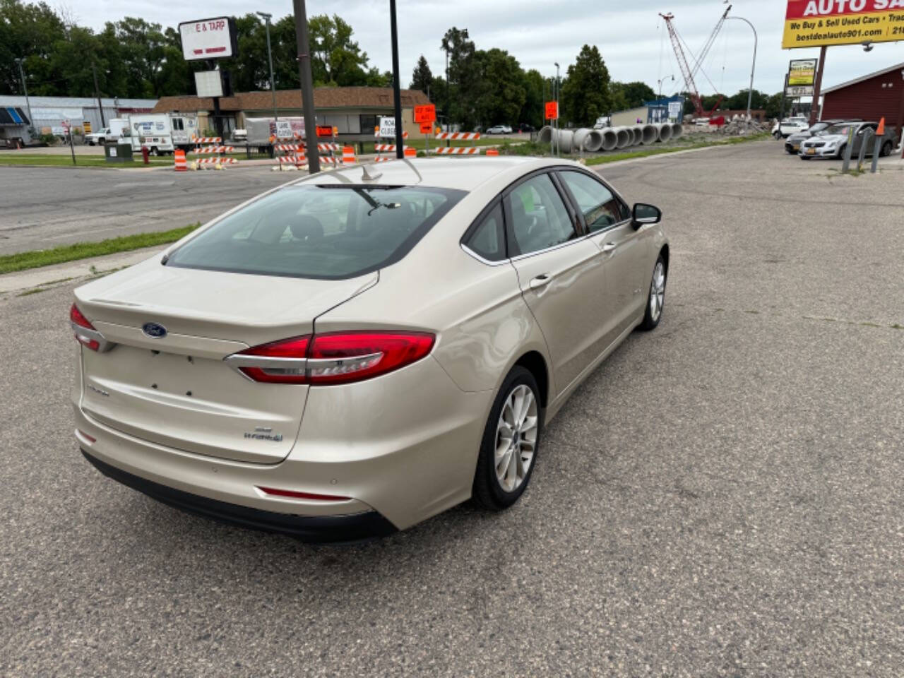 2019 Ford Fusion Hybrid for sale at BEST DEAL AUTO SALES in Moorhead, MN