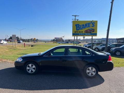2009 Chevrolet Impala for sale at Blake's Auto Sales LLC in Rice Lake WI