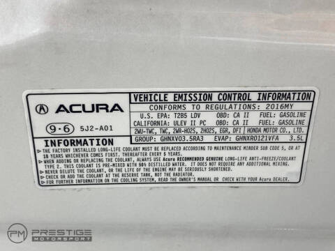 2016 Acura TLX V6 w/Tech