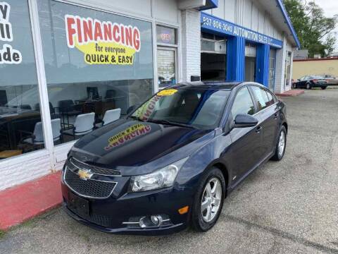 2014 Chevrolet Cruze for sale at AutoMotion Sales in Franklin OH
