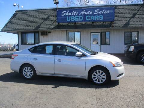 2013 Nissan Sentra for sale at SHULTS AUTO SALES INC. in Crystal Lake IL