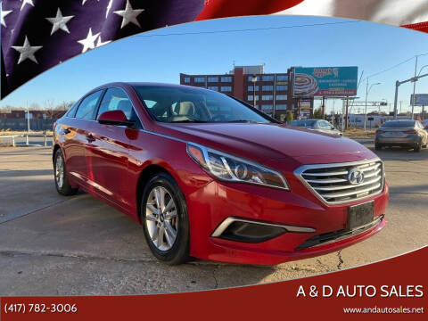 2017 Hyundai Sonata for sale at A & D Auto Sales in Joplin MO