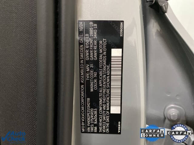 2025 Volvo XC90 B6 Plus Bright Theme 7P