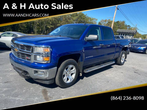 2014 Chevrolet Silverado 1500 for sale at A & H Auto Sales in Greenville SC