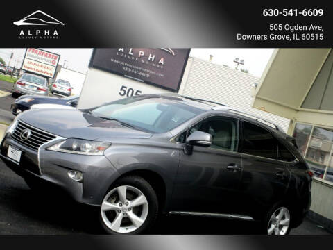 2013 Lexus RX 350 for sale at Alpha Luxury Motors in Downers Grove IL