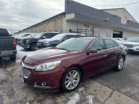 2015 Chevrolet Malibu for sale at Six Brothers Mega Lot in Youngstown OH