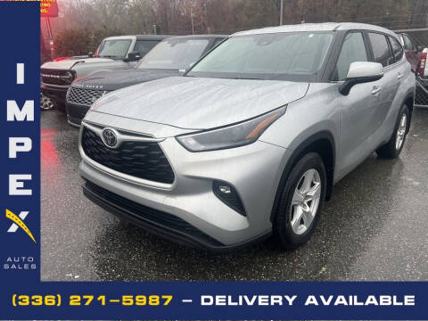 2023 Toyota Highlander for sale at Impex Auto Sales in Greensboro NC