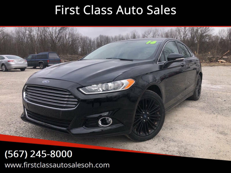 2016 Ford Fusion for sale at First Class Auto Sales MI in Erie MI