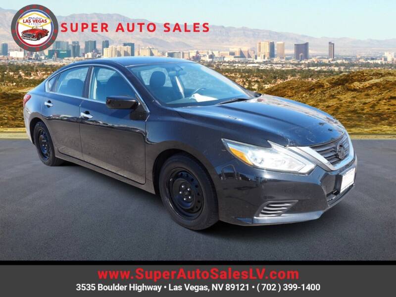 2016 Nissan Altima for sale at Super Auto Sales in Las Vegas NV
