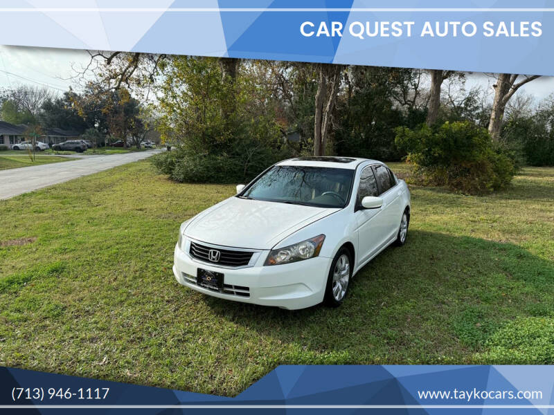 2010 Honda Accord for sale at CAR QUEST AUTO SALES in Houston TX