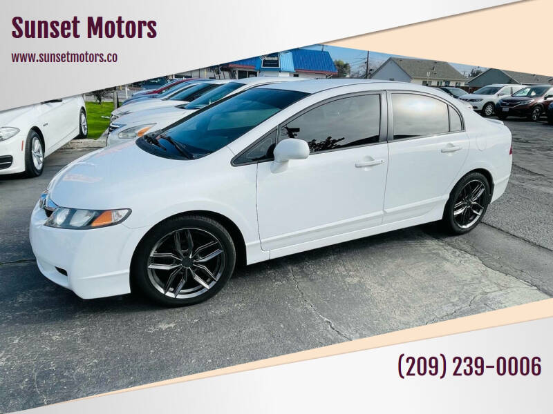 2009 Honda Civic for sale at Sunset Motors in Manteca CA