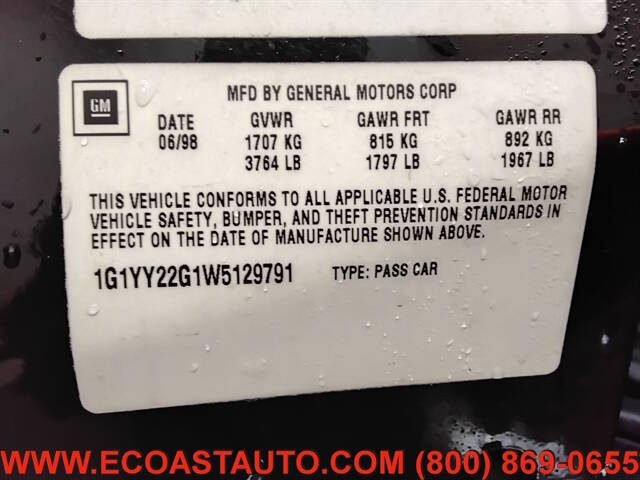 1998 Chevrolet Corvette