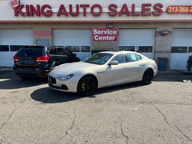 Used 2014 Maserati Ghibli S with VIN ZAM57RTA2E1094762 for sale in Detroit, MI