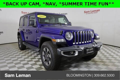 2018 Jeep Wrangler Unlimited for sale at Sam Leman CDJR Bloomington in Bloomington IL
