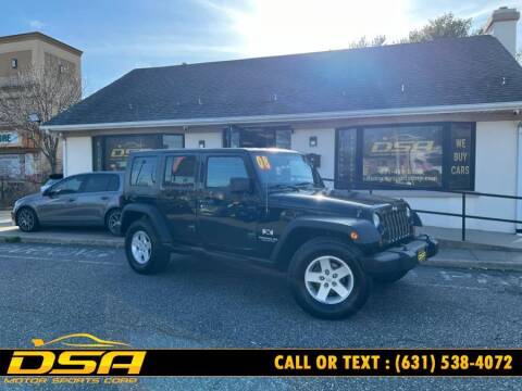 2008 Jeep Wrangler Unlimited for sale at DSA Motor Sports Corp in Commack NY