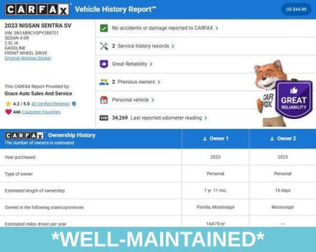 2023 Nissan Sentra SV