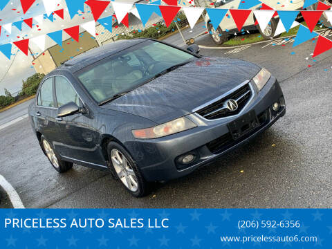 2004 Acura TSX for sale at PRICELESS AUTO SALES LLC in Auburn WA