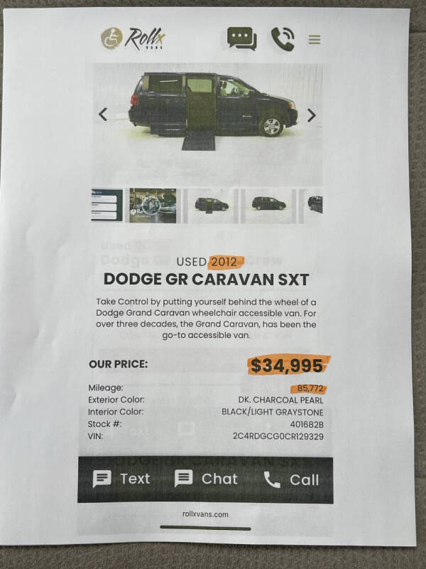 2012 Dodge Grand Caravan SXT