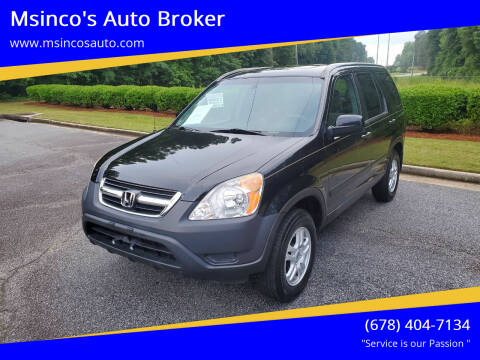 2004 Honda CR-V for sale at Msinco's Auto Broker in Snellville GA