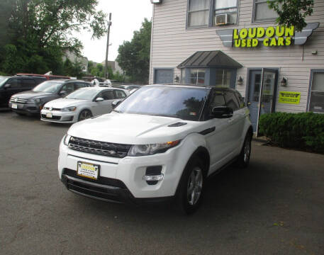 2013 Land Rover Range Rover Evoque for sale at Loudoun Used Cars in Leesburg VA